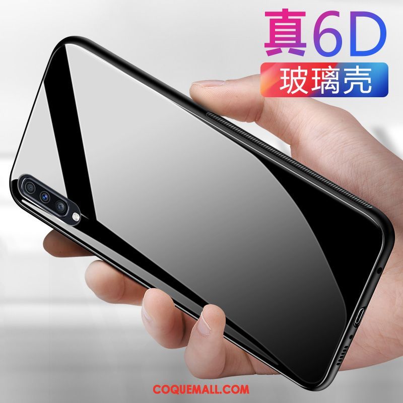 Étui Samsung Galaxy A70 Personnalité Violet Marque De Tendance, Coque Samsung Galaxy A70 Simple Téléphone Portable