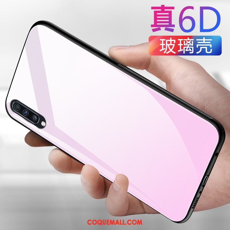 Étui Samsung Galaxy A70 Personnalité Violet Marque De Tendance, Coque Samsung Galaxy A70 Simple Téléphone Portable