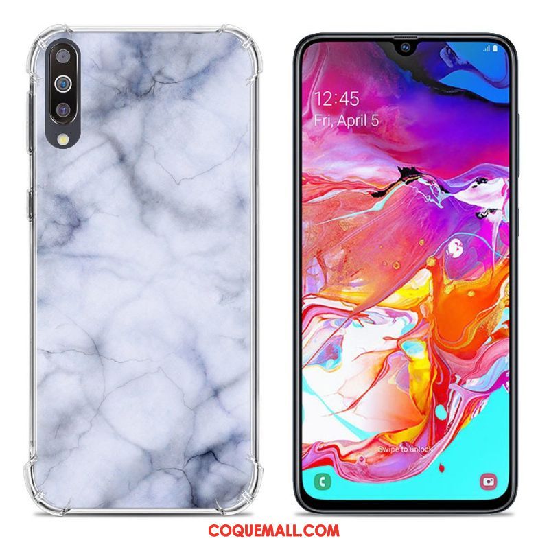 Étui Samsung Galaxy A70 Protection Peinture Téléphone Portable, Coque Samsung Galaxy A70 Créatif Fluide Doux