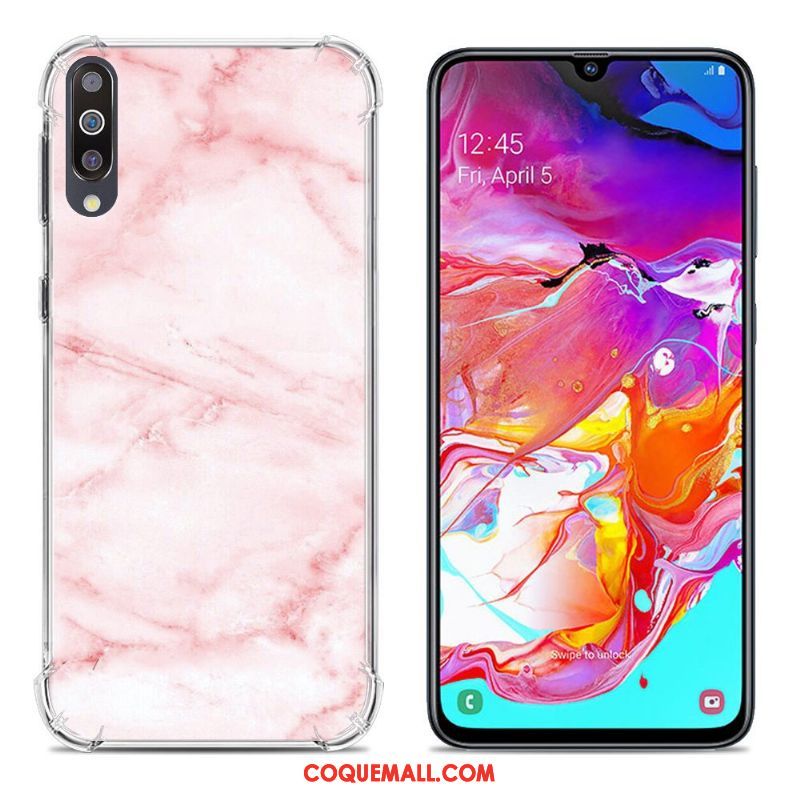 Étui Samsung Galaxy A70 Protection Peinture Téléphone Portable, Coque Samsung Galaxy A70 Créatif Fluide Doux