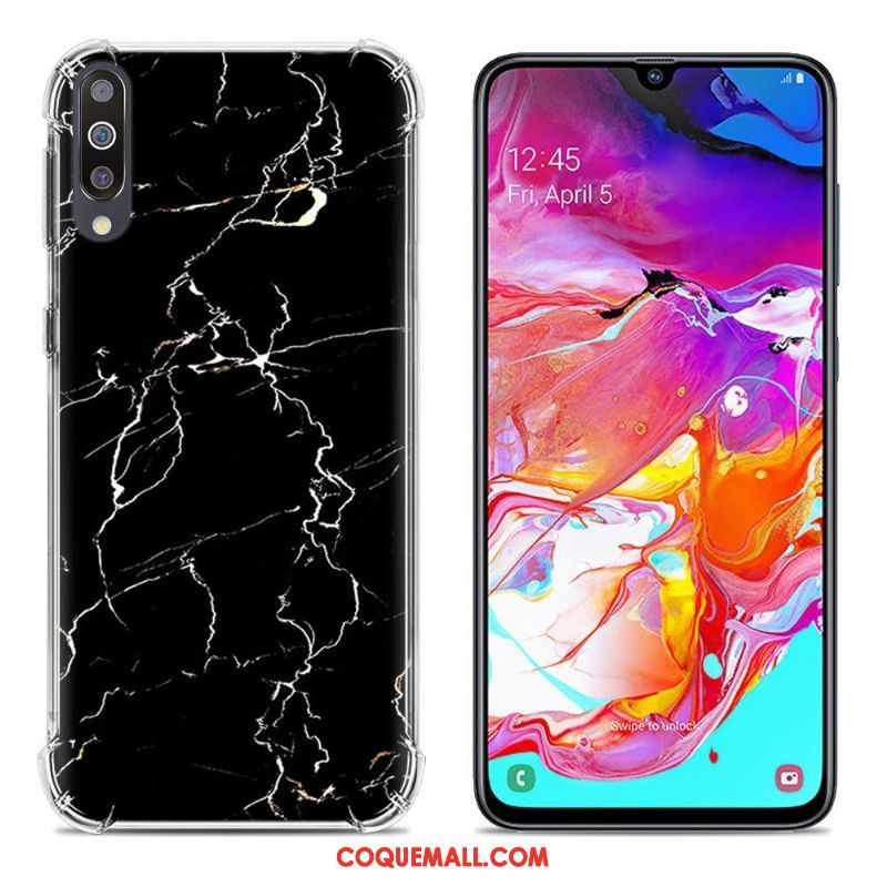 Étui Samsung Galaxy A70 Protection Peinture Téléphone Portable, Coque Samsung Galaxy A70 Créatif Fluide Doux