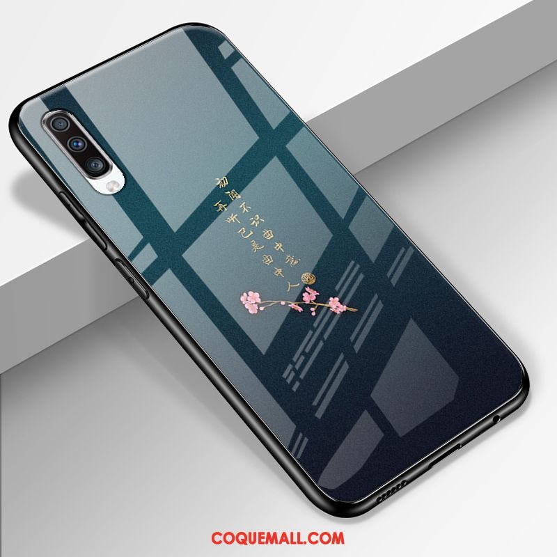 Étui Samsung Galaxy A70 Style Chinois Ciel Étoilé Verre, Coque Samsung Galaxy A70 Protection Amoureux