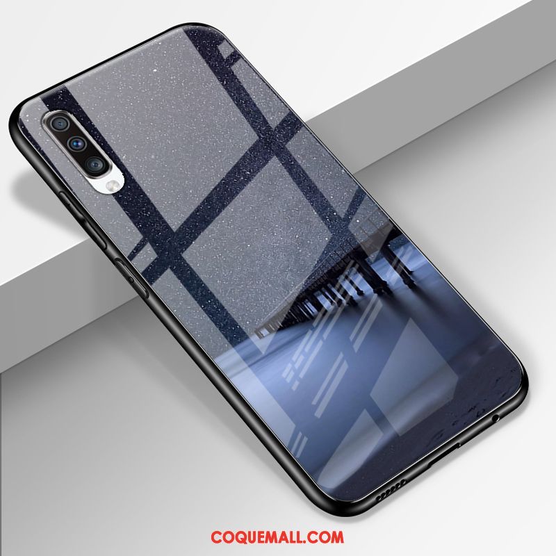 Étui Samsung Galaxy A70 Style Chinois Ciel Étoilé Verre, Coque Samsung Galaxy A70 Protection Amoureux