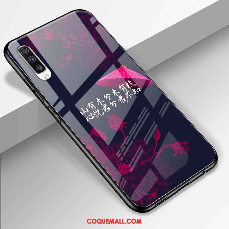 Étui Samsung Galaxy A70 Style Chinois Ciel Étoilé Verre, Coque Samsung Galaxy A70 Protection Amoureux