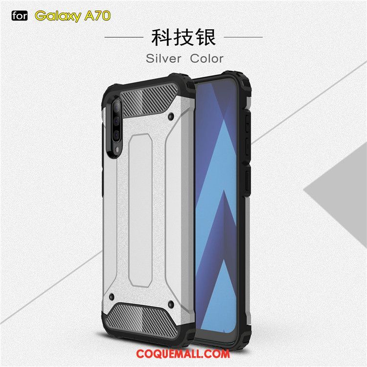 Étui Samsung Galaxy A70 Tendance Protection Téléphone Portable, Coque Samsung Galaxy A70 Bleu Étoile