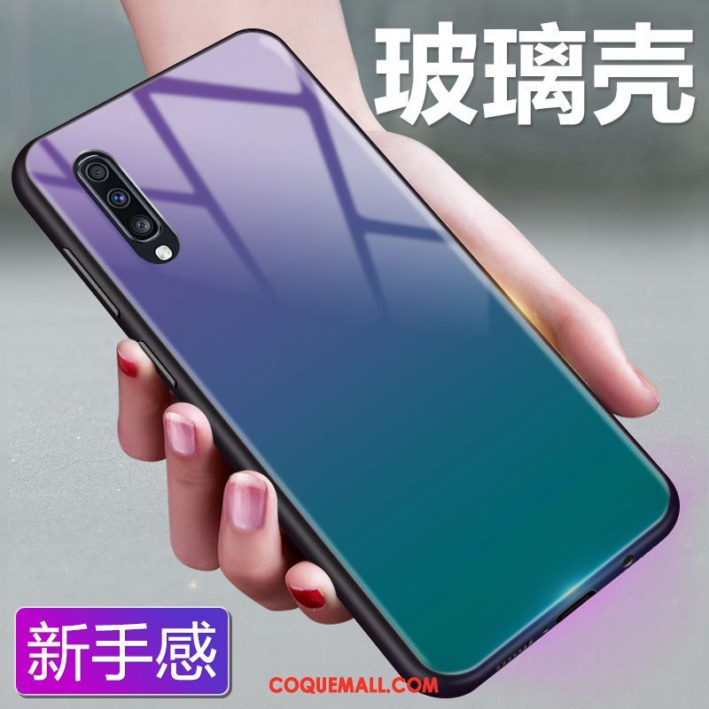 Étui Samsung Galaxy A70 Étoile Protection Dégradé, Coque Samsung Galaxy A70 Fluide Doux Téléphone Portable