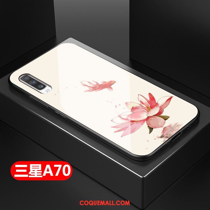 Étui Samsung Galaxy A70 Étoile Silicone Style Chinois, Coque Samsung Galaxy A70 Incassable Tout Compris