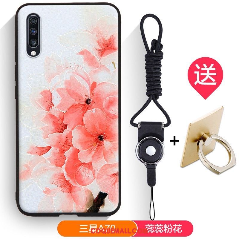 Étui Samsung Galaxy A70 Étoile Téléphone Portable Fluide Doux, Coque Samsung Galaxy A70 Gaufrage Dessin Animé