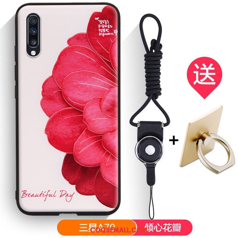 Étui Samsung Galaxy A70 Étoile Téléphone Portable Fluide Doux, Coque Samsung Galaxy A70 Gaufrage Dessin Animé