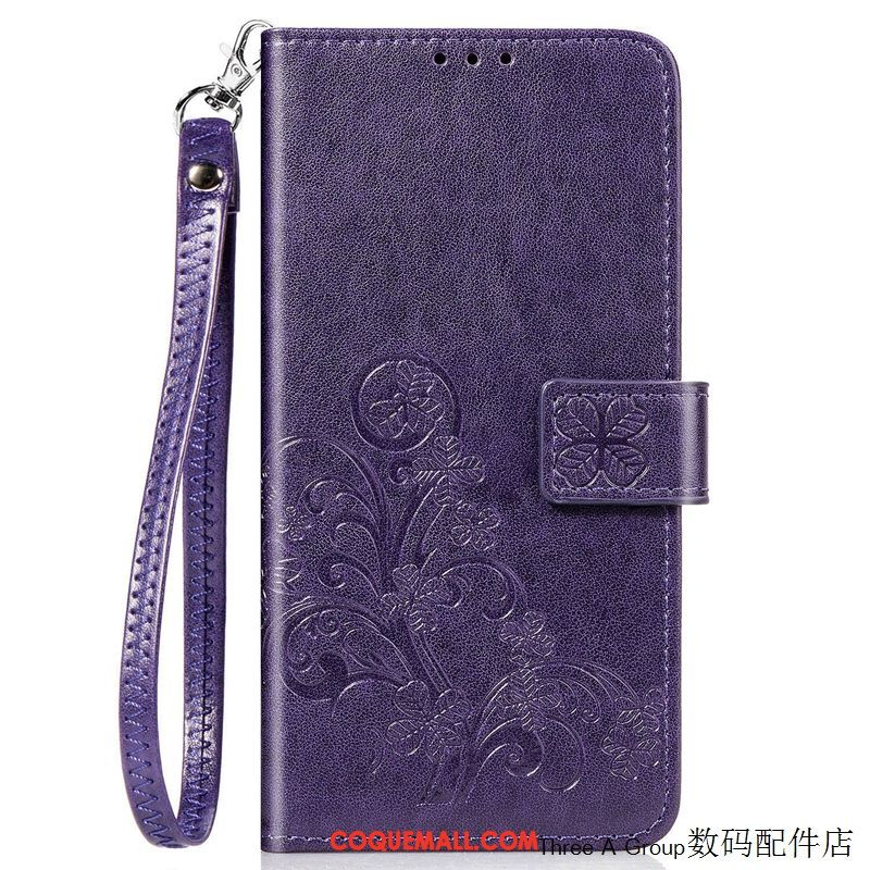 Étui Samsung Galaxy A70s Clamshell Carte Étoile, Coque Samsung Galaxy A70s Incassable Bleu