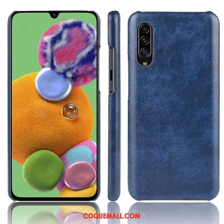 Étui Samsung Galaxy A70s Incassable Bleu Sac, Coque Samsung Galaxy A70s Téléphone Portable Étoile