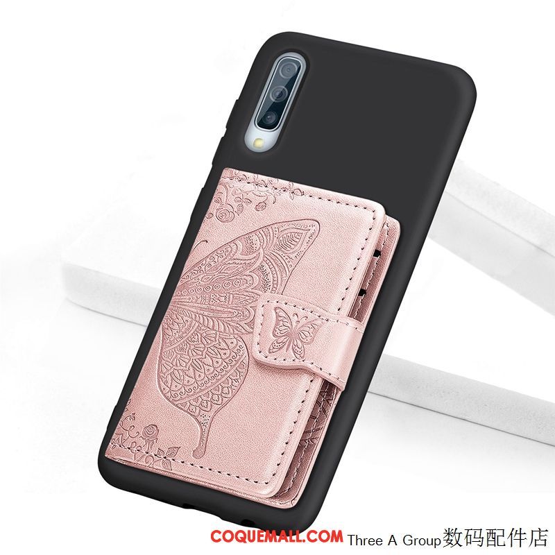 Étui Samsung Galaxy A70s Personnalité Portefeuille Incassable, Coque Samsung Galaxy A70s Protection Étoile