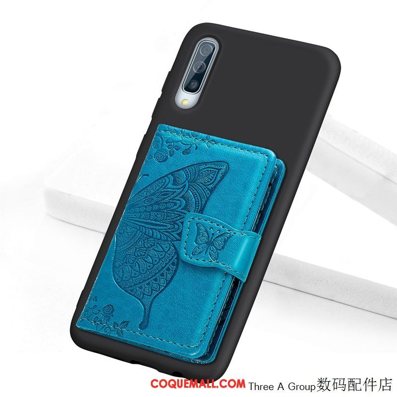 Étui Samsung Galaxy A70s Personnalité Portefeuille Incassable, Coque Samsung Galaxy A70s Protection Étoile