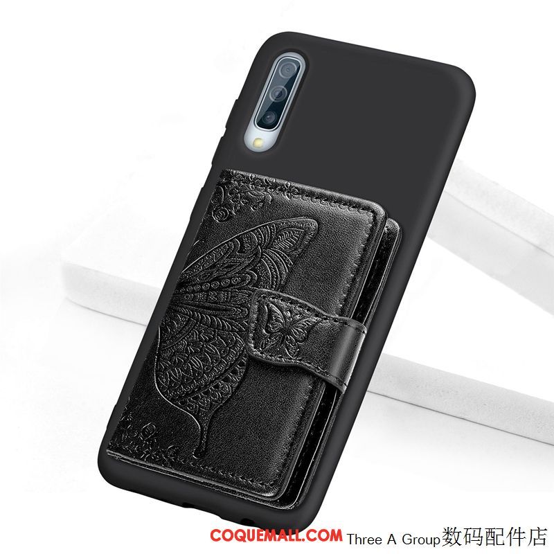 Étui Samsung Galaxy A70s Personnalité Portefeuille Incassable, Coque Samsung Galaxy A70s Protection Étoile