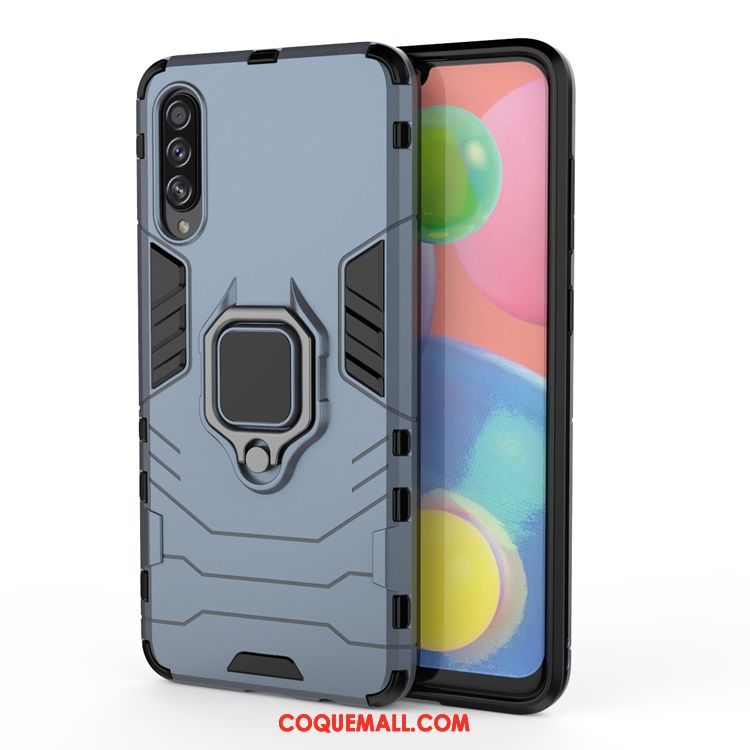 Étui Samsung Galaxy A70s Protection Noir À Bord, Coque Samsung Galaxy A70s Simple Magnétisme