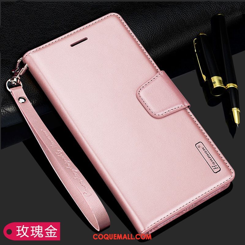 Étui Samsung Galaxy A70s Rose Étoile Téléphone Portable, Coque Samsung Galaxy A70s Reversible En Cuir