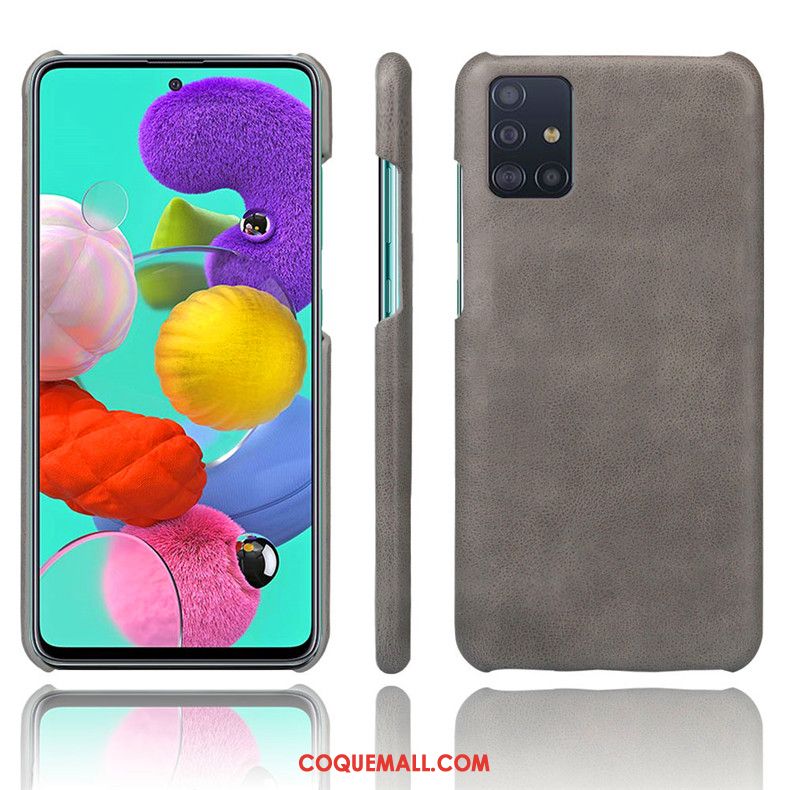 Étui Samsung Galaxy A71 Créatif Protection Étoile, Coque Samsung Galaxy A71 Net Rouge Tendance Orange