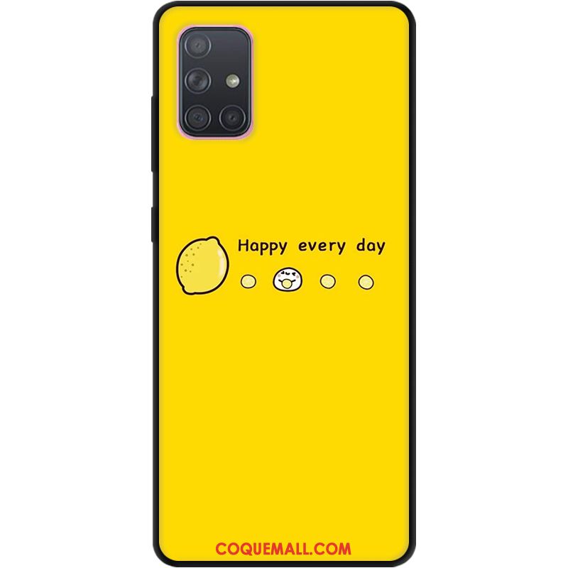 Étui Samsung Galaxy A71 Personnalité Tendance Bleu, Coque Samsung Galaxy A71 Protection Étoile