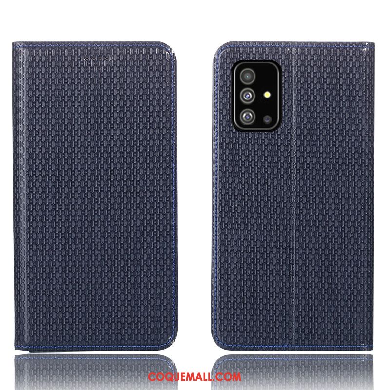 Étui Samsung Galaxy A71 Tout Compris Téléphone Portable Étoile, Coque Samsung Galaxy A71 Bleu Incassable