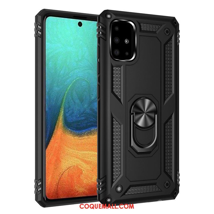 Étui Samsung Galaxy A71 À Bord Téléphone Portable Armure, Coque Samsung Galaxy A71 Incassable Étoile