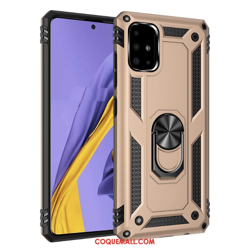 Étui Samsung Galaxy A71 À Bord Téléphone Portable Armure, Coque Samsung Galaxy A71 Incassable Étoile