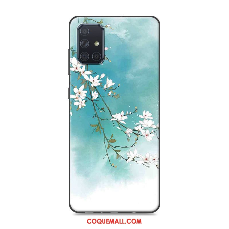 Étui Samsung Galaxy A71 Étoile Rose Protection, Coque Samsung Galaxy A71 Style Chinois Tendance