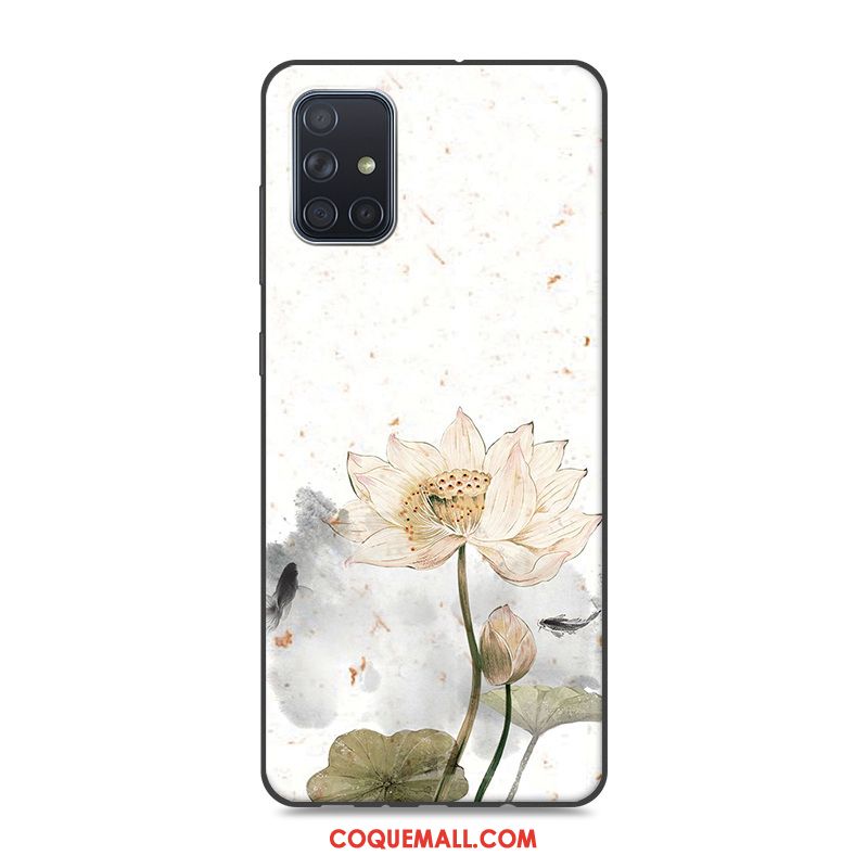 Étui Samsung Galaxy A71 Étoile Rose Protection, Coque Samsung Galaxy A71 Style Chinois Tendance