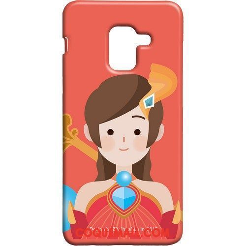 Étui Samsung Galaxy A8 2018 Jaune Délavé En Daim Étoile, Coque Samsung Galaxy A8 2018 Téléphone Portable Protection