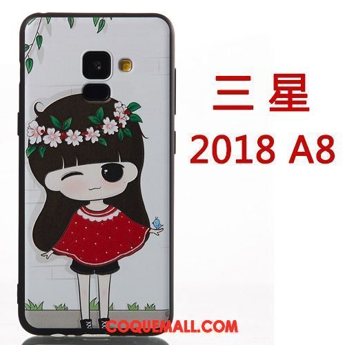 Étui Samsung Galaxy A8 2018 Personnalité Créatif Étoile, Coque Samsung Galaxy A8 2018 Protection Téléphone Portable