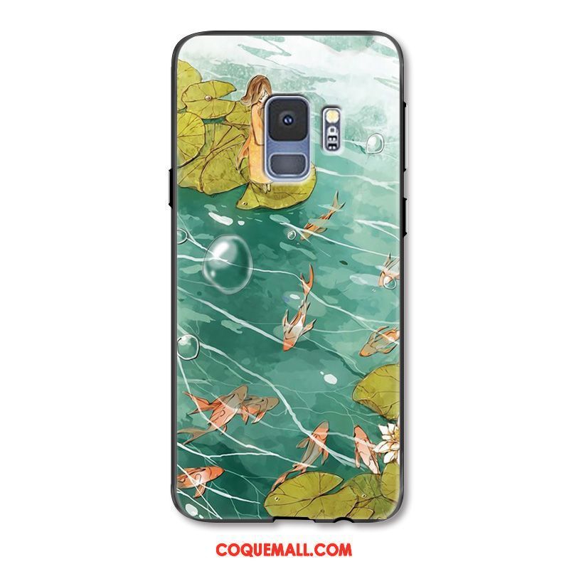 Étui Samsung Galaxy A8 2018 Protection Créatif Téléphone Portable, Coque Samsung Galaxy A8 2018 Style Chinois Squid