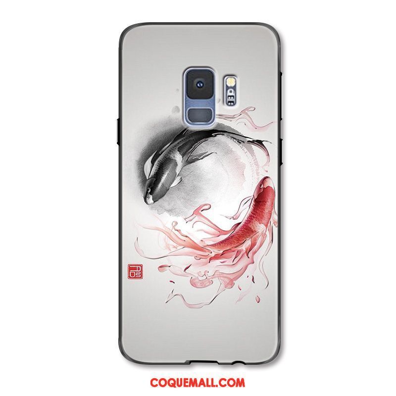 Étui Samsung Galaxy A8 2018 Protection Créatif Téléphone Portable, Coque Samsung Galaxy A8 2018 Style Chinois Squid