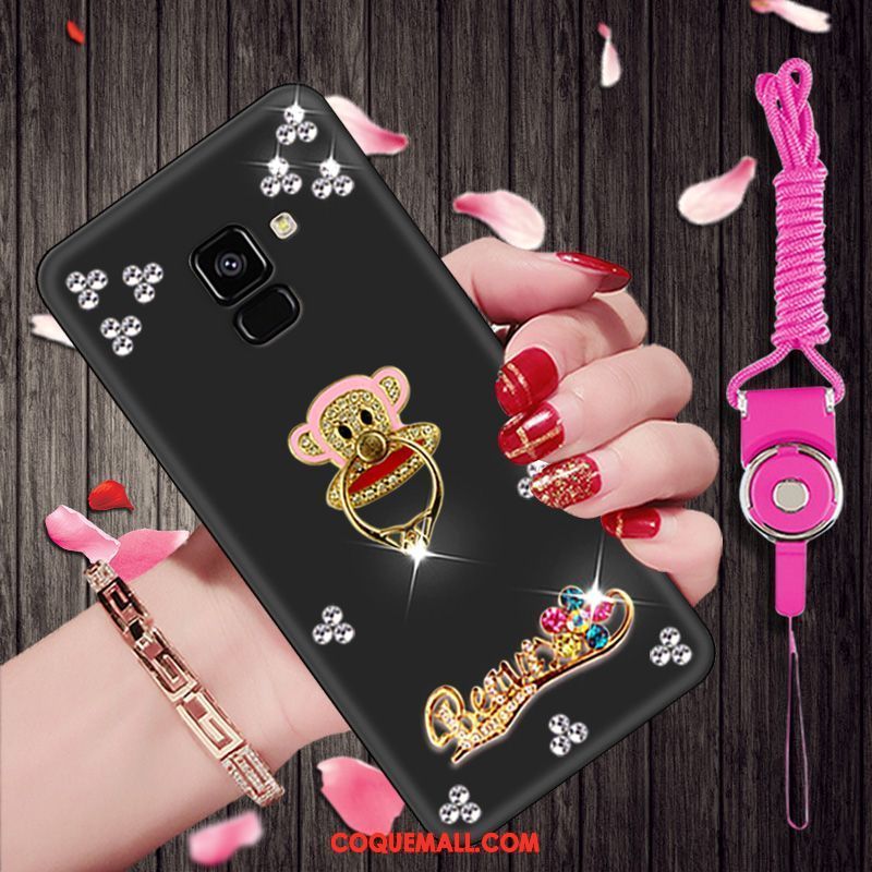 Étui Samsung Galaxy A8 2018 Protection Silicone Dessin Animé, Coque Samsung Galaxy A8 2018 Étoile Téléphone Portable