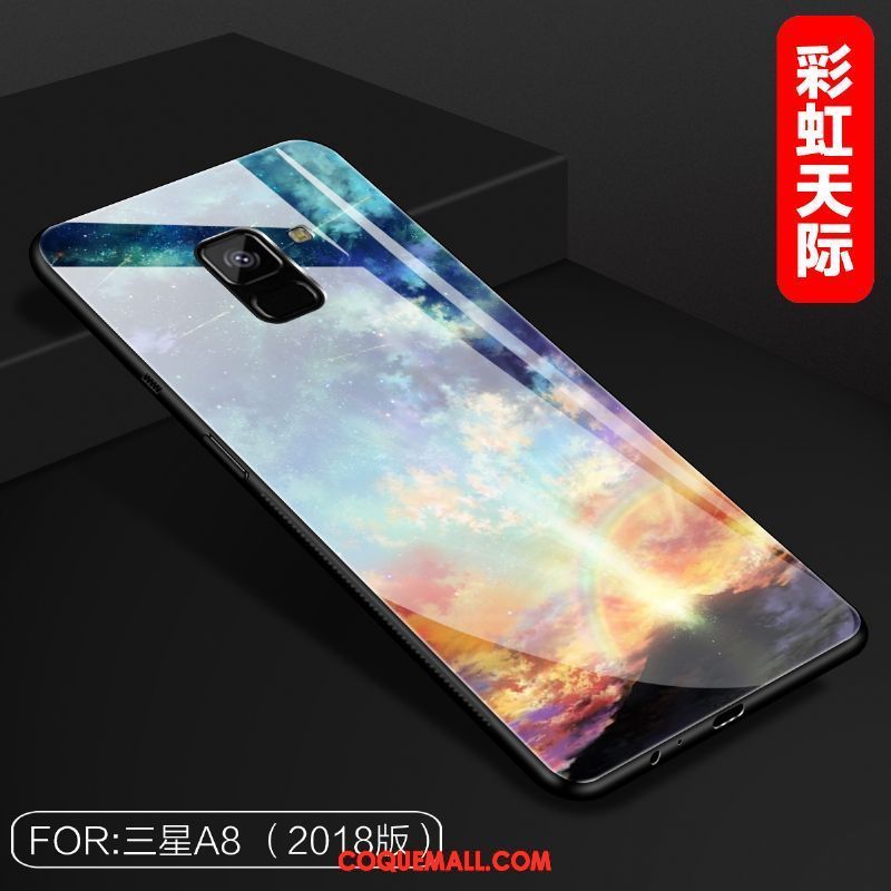 Étui Samsung Galaxy A8 2018 Tendance Étoile Personnalité, Coque Samsung Galaxy A8 2018 Téléphone Portable Incassable