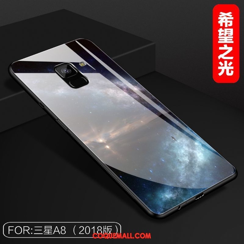 Étui Samsung Galaxy A8 2018 Tendance Étoile Personnalité, Coque Samsung Galaxy A8 2018 Téléphone Portable Incassable