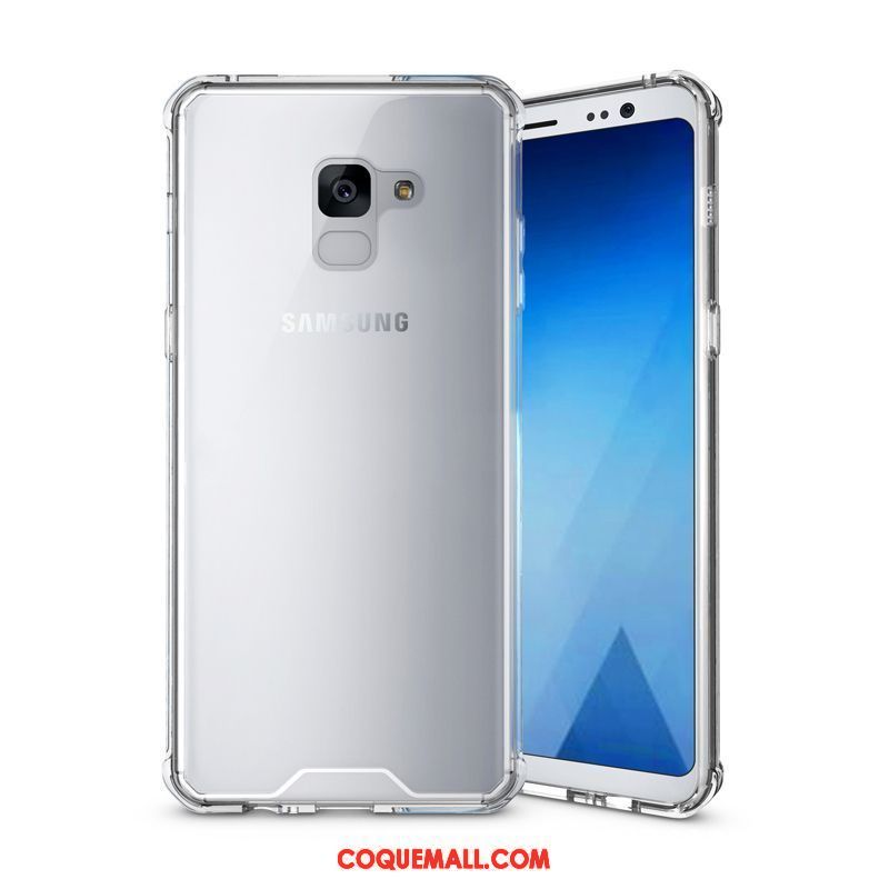 Étui Samsung Galaxy A8 2018 Transparent Incassable Ballon, Coque Samsung Galaxy A8 2018 Protection Étoile