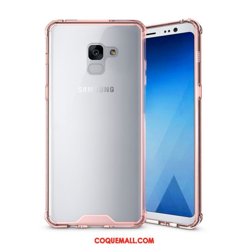 Étui Samsung Galaxy A8 2018 Transparent Incassable Ballon, Coque Samsung Galaxy A8 2018 Protection Étoile