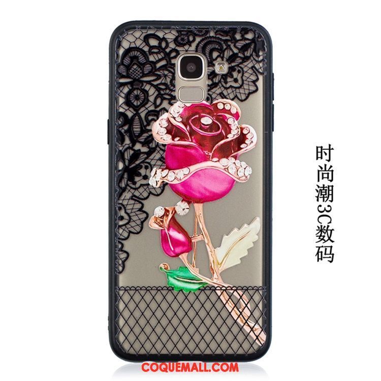 Étui Samsung Galaxy A8 2018 Téléphone Portable Nouveau Personnalité, Coque Samsung Galaxy A8 2018 Étoile Rose