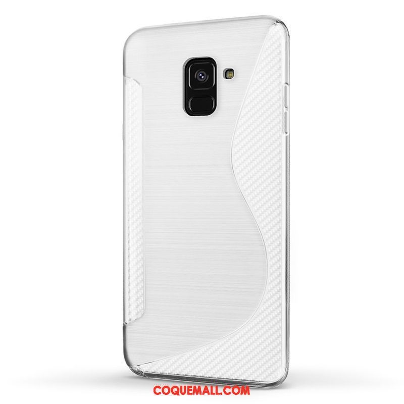 Étui Samsung Galaxy A8 2018 Téléphone Portable Étoile Violet, Coque Samsung Galaxy A8 2018 Fluide Doux Protection