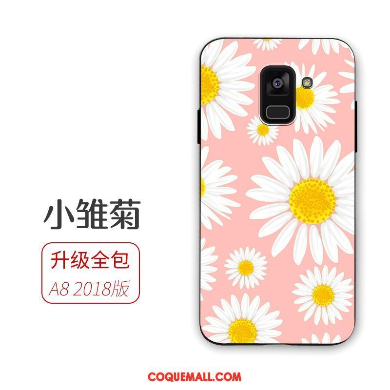 Étui Samsung Galaxy A8 2018 Étoile Nouveau Fluide Doux, Coque Samsung Galaxy A8 2018 Téléphone Portable Silicone