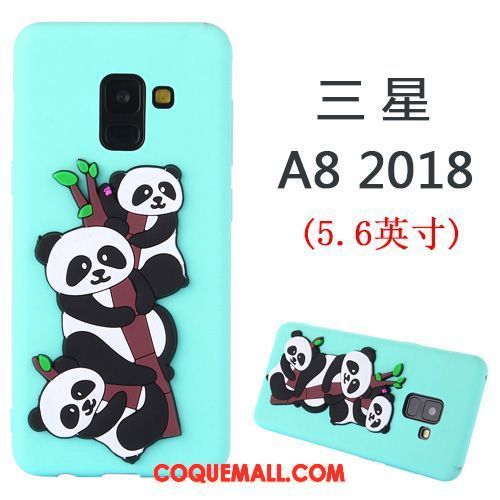 Étui Samsung Galaxy A8 2018 Étoile Protection Ornements Suspendus, Coque Samsung Galaxy A8 2018 Téléphone Portable Dessin Animé