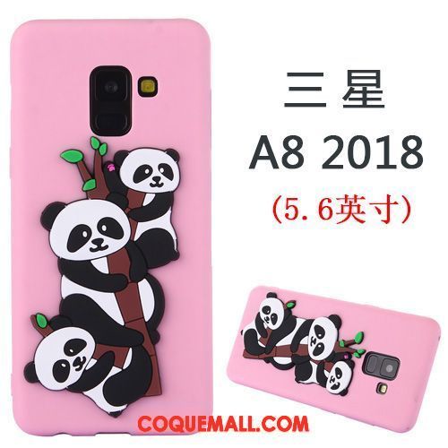 Étui Samsung Galaxy A8 2018 Étoile Protection Ornements Suspendus, Coque Samsung Galaxy A8 2018 Téléphone Portable Dessin Animé