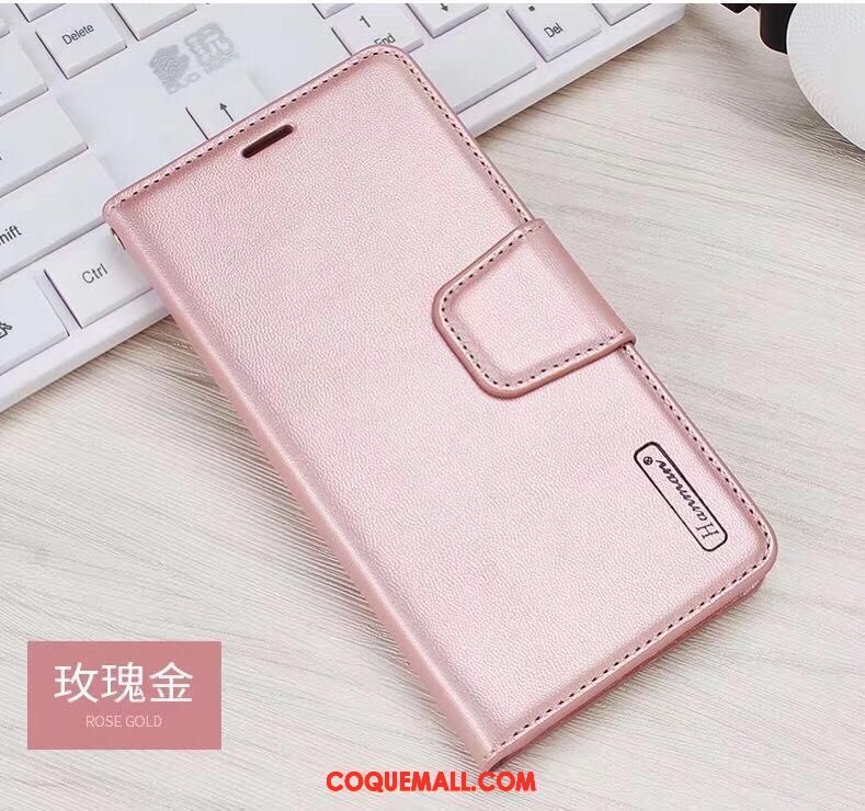 Étui Samsung Galaxy A8 Carte Or Rose Téléphone Portable, Coque Samsung Galaxy A8 Étoile Étui En Cuir