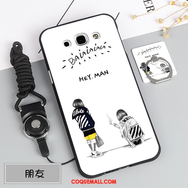 Étui Samsung Galaxy A8 Fluide Doux Protection Étoile, Coque Samsung Galaxy A8 Ornements Suspendus Silicone