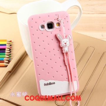 Étui Samsung Galaxy A8 Ornements Suspendus Bleu Fluide Doux, Coque Samsung Galaxy A8 Étoile Téléphone Portable