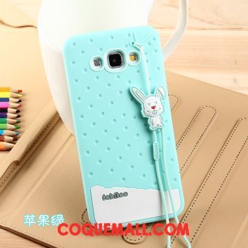 Étui Samsung Galaxy A8 Ornements Suspendus Bleu Fluide Doux, Coque Samsung Galaxy A8 Étoile Téléphone Portable