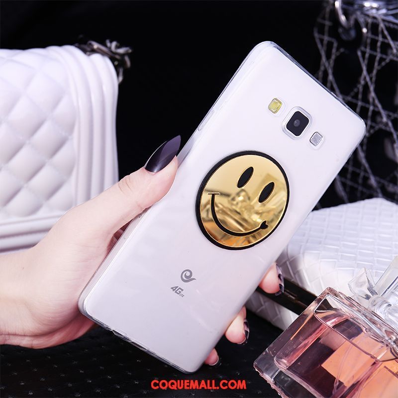 Étui Samsung Galaxy A8 Protection Ornements Suspendus Souriant, Coque Samsung Galaxy A8 Créatif Amour Champagner Farbe