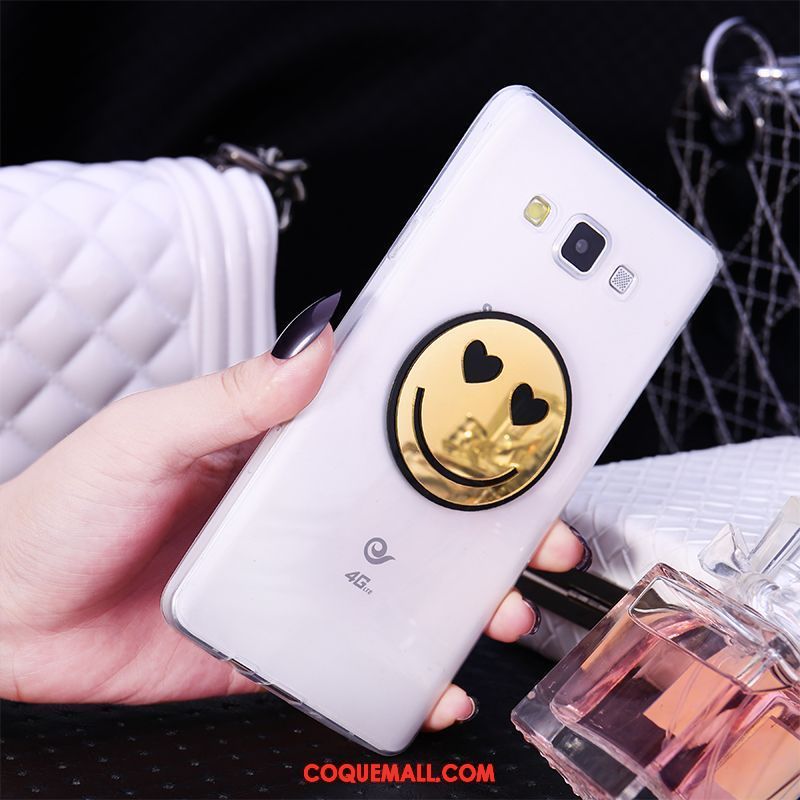 Étui Samsung Galaxy A8 Protection Ornements Suspendus Souriant, Coque Samsung Galaxy A8 Créatif Amour Champagner Farbe