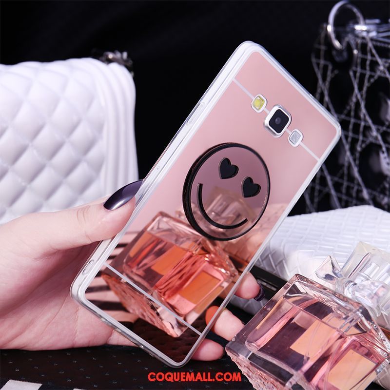 Étui Samsung Galaxy A8 Protection Ornements Suspendus Souriant, Coque Samsung Galaxy A8 Créatif Amour Champagner Farbe