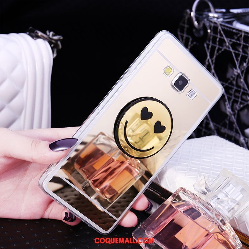 Étui Samsung Galaxy A8 Protection Ornements Suspendus Souriant, Coque Samsung Galaxy A8 Créatif Amour Champagner Farbe