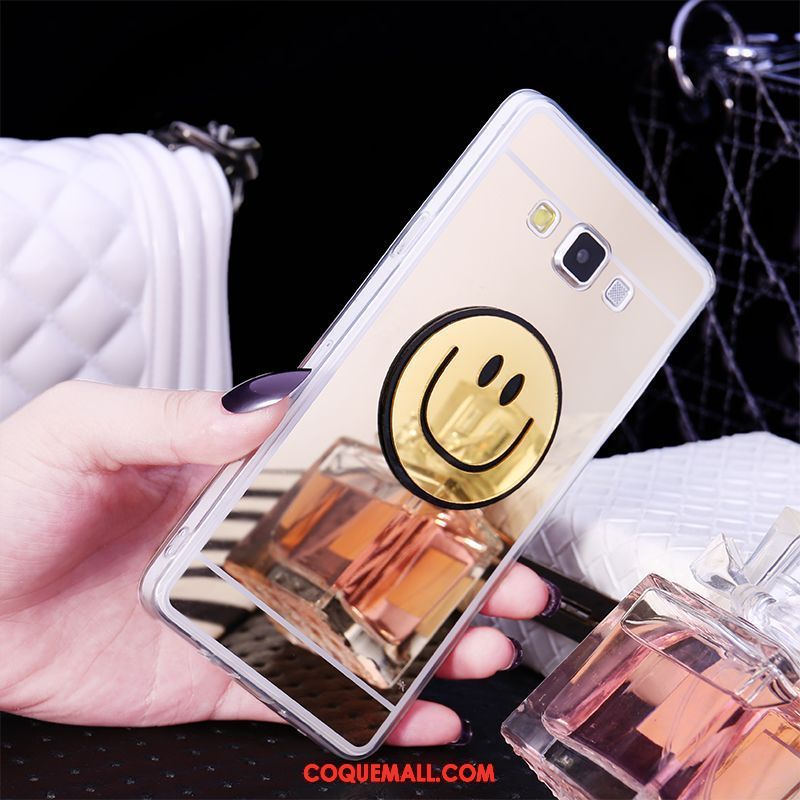Étui Samsung Galaxy A8 Protection Ornements Suspendus Souriant, Coque Samsung Galaxy A8 Créatif Amour Champagner Farbe